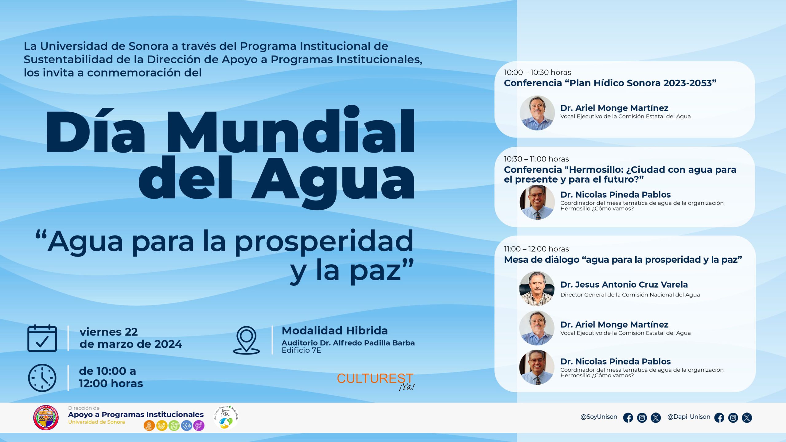 DÍA MUNDIAL DEL AGUA 2024 – Departamento de Investigaciones Científicas ...